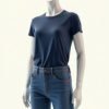 Camiseta básica 100% Algodão Feminino - Imagem 8