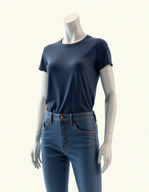 Camiseta básica 100% Algodão Feminino - Imagem 8