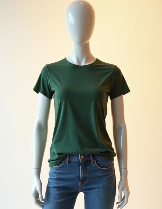 Camiseta básica 100% Algodão Feminino - Imagem 9